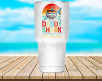 Daddy Shark 30 Oz Tumbler