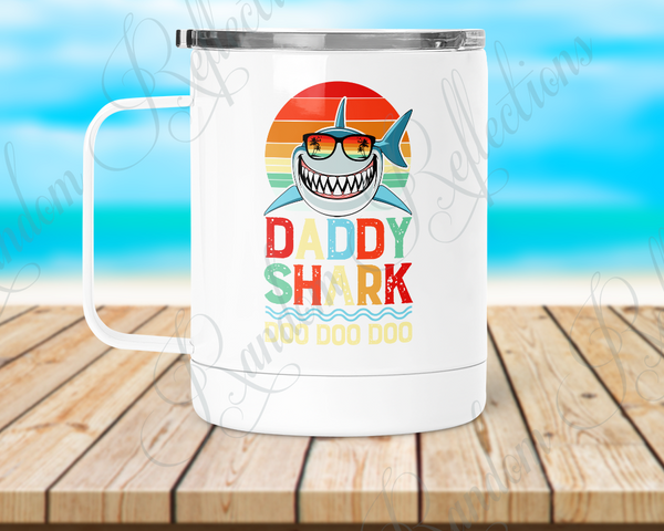 Daddy Shark Camp Mug