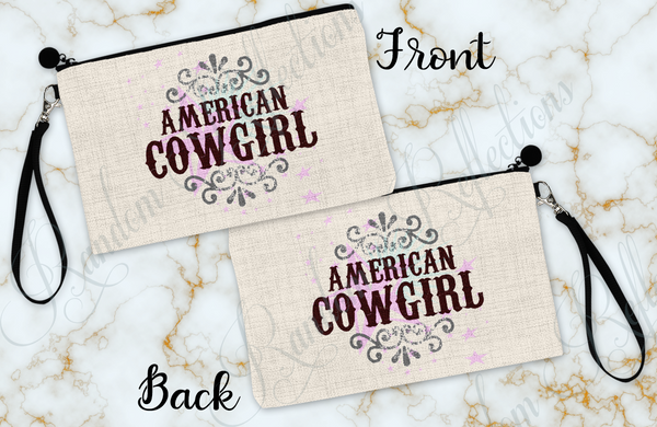 American Cowgirl Makeup Bag