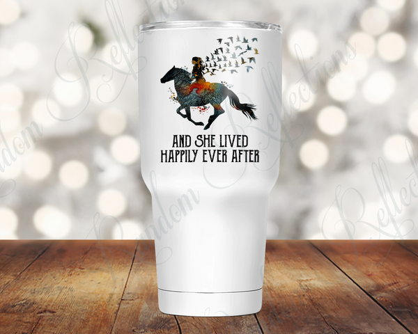 And She Lived Happily Ever After 30 Oz Tumbler