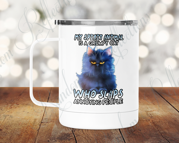 Grumpy Cat Spirit Animal Camp Mug